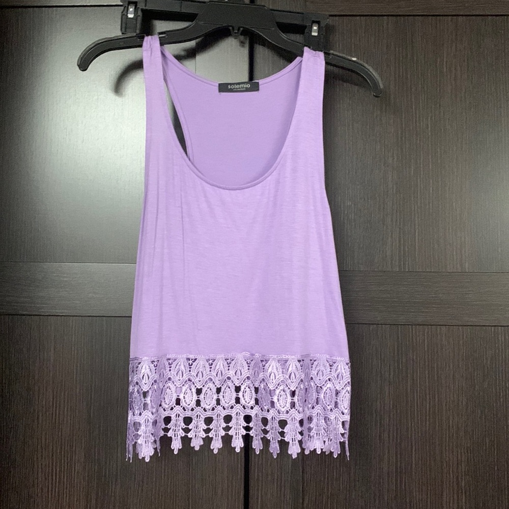 Purple Crop Top L
